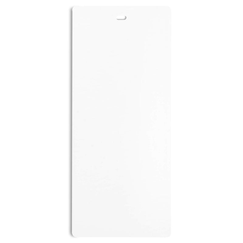 DALIX PVC Vertical Blind Replacement Slats Curved Smooth White 98.5 x 3.5 (10-Pack) - Image 3